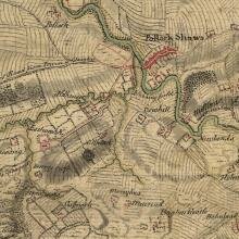 Old maps, such as William Roy's Survey of Scotland 1747-1755, tell us about the landscape through time